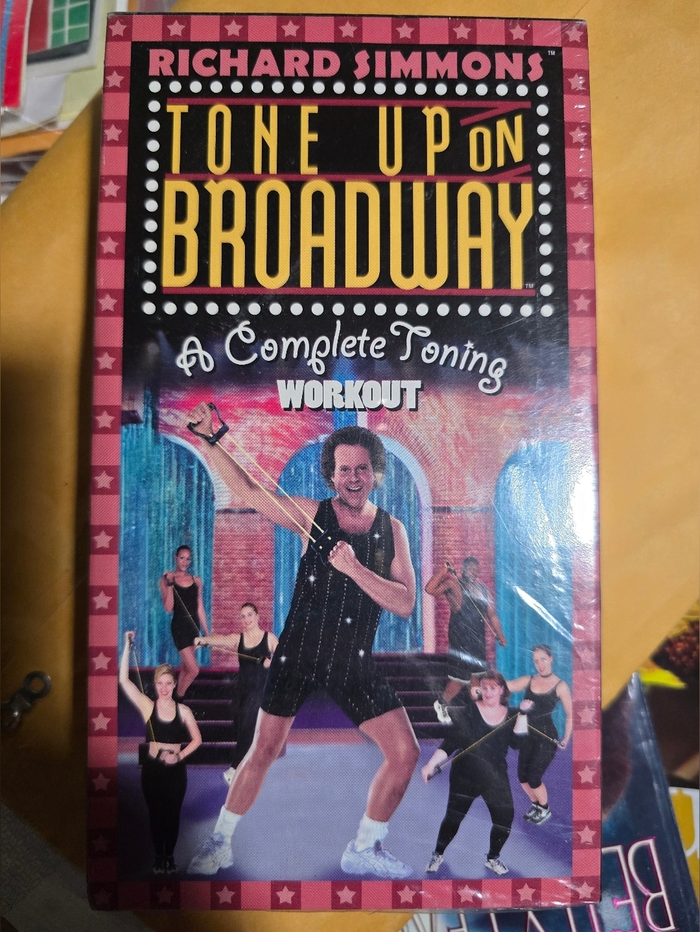 Richard Simmons Tone Up On Broadway Complete Toning workout Exercise VHS Sealed